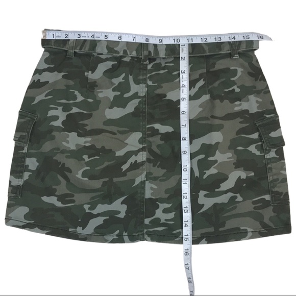 Justice Camouflage cargo skirt with belt that ties - Picture 6 of 6